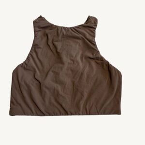 Skims Fits Everybody High Neck Bralette Taupe Size Small